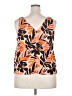Old Navy 100% Polyester Orange Sleeveless Top Size 2X - photo 2