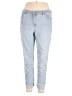 J.Jill Stripes Blue Jeans Size 16 - photo 1