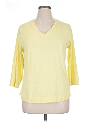 Chico's 3/4 Sleeve T-Shirt (view 1)