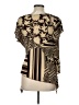 Assorted Brands Gold Short Sleeve Blouse Size L (estimated) - photo 2
