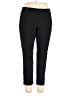 JM Collection Solid Black Active Pants Size 16WP - photo 1