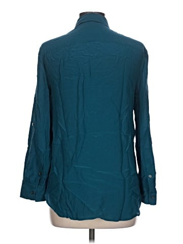 Ann Taylor Long Sleeve Silk Top (view 2)