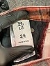R13 Plaid Red Jeans Size 25 waist - photo 4
