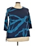 Tango Mango Blue 3/4 Sleeve T-Shirt Size XXL - photo 1