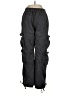 Happily Grey 100% Cotton Black Cargo Pants Size S - photo 2