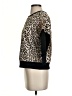 Milly Animal Print Black Pullover Sweater Size P (petite) - photo 5