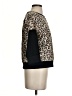 Milly Animal Print Black Pullover Sweater Size P (petite) - photo 4