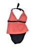 Nautica Color Block Red Swimsuit Top Size 10 - photo 1