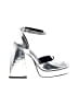 Call It Spring Silver Heels Size 6 - photo 1