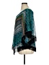 Chenault 100% Polyester Teal Poncho Size 1X - photo 5