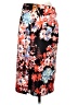Beige by ECI Print Orange Casual Skirt Size S - photo 2