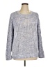 Talbots Outlet 100% Cotton Metallic Blue Pullover Sweater Size XL - photo 1