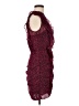 Express 100% Polyester Animal Print Burgundy Cocktail Dress Size M - photo 4