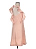 BCBGeneration 100% Polyester Solid Pink Cocktail Dress Size 12 - photo 4