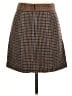 J.Crew 100% Wool Houndstooth Brown Wool Skirt Size 2 - photo 2