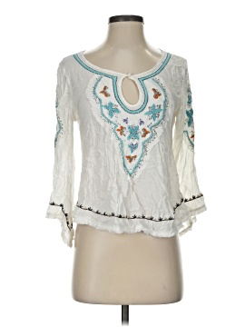 Love Stitch 3/4 Sleeve Blouse
