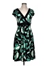 Evan Picone Print Teal Cocktail Dress Size 10 - photo 1
