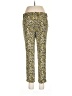 J.Crew Animal Print Yellow Casual Pants Size 10 - photo 2