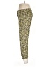 J.Crew Animal Print Yellow Casual Pants Size 10 - photo 5
