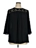 Ava & Viv 100% Polyester Black 3/4 Sleeve Blouse Size 14 (X) - photo 1