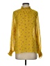 Elodie 100% Polyester Yellow Long Sleeve Turtleneck Size XS - photo 1