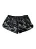 Assorted Brands Metallic Silver Faux Leather Shorts Size L - photo 2