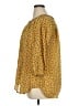 Chaps 100% Cotton Yellow 3/4 Sleeve Blouse Size 1X - photo 5