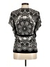 Wrapper Black Short Sleeve Blouse Size XS - photo 2