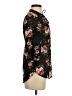 Princess Vera Wang 100% Polyester Floral Black 3/4 Sleeve Blouse Size XS - photo 4