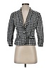 INC International Concepts Houndstooth Gray Blazer Size XS - photo 1