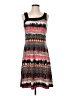 Soft Works Graphic Gray Casual Dress Size S (estimated) - photo 1