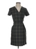 MNG Plaid Gray Casual Dress Size 4 - photo 1