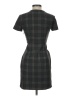 MNG Plaid Gray Casual Dress Size 4 - photo 2