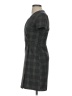 MNG Plaid Gray Casual Dress Size 4 - photo 5