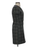 MNG Plaid Gray Casual Dress Size 4 - photo 4