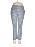 Theory Houndstooth Blue Casual Pants Size 10 - photo 1