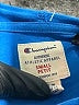 Champion 100% Cotton Blue Pullover Hoodie Size S - photo 7
