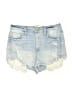 Mudd Blue Denim Shorts Size 7 - photo 1