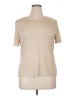 Carole Little Tan Short Sleeve Top Size XL - photo 1