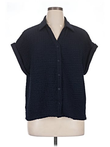 Adrianna Papell Short Sleeve Blouse (view 1)