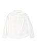 Zara Solid White Long Sleeve Button-Down Shirt Size 9 - photo 2