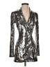 ASOS Silver Long Sleeve Top Size 0 - photo 1