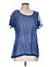 Charming Charlie Blue Short Sleeve Top Size L - photo 1