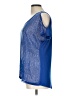 Charming Charlie Blue Short Sleeve Top Size L - photo 5