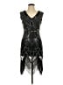 Assorted Brands Black Cocktail Dress Size L - photo 1