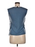 Ann Taylor Blue Sleeveless Blouse Size M - photo 2
