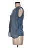 Ann Taylor Blue Sleeveless Blouse Size M - photo 5