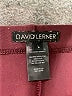 David Lerner Solid Burgundy Active Pants Size L - photo 4