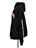 Balenciaga 100% Cotton Black Pullover Hoodie Size Med (2) - photo 5