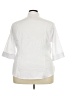 HOTOUCH 100% Cotton White 3/4 Sleeve Button-Down Shirt Size 3X - photo 2